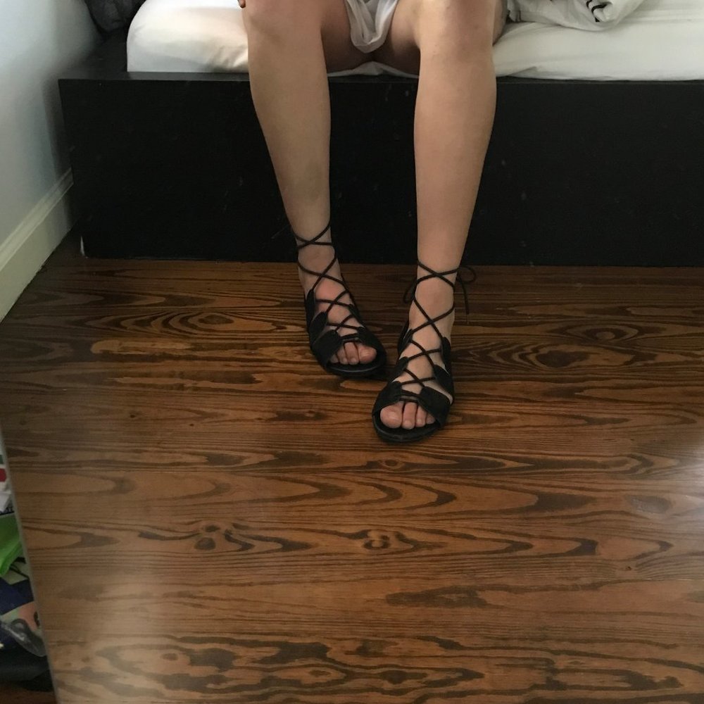 Lace-up Sandals